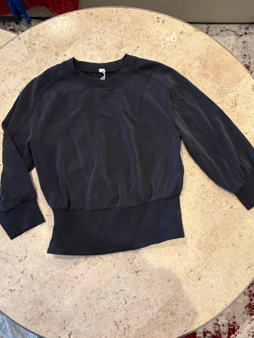 lululemon athletica Black Crewneck Pullover